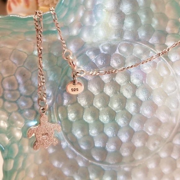 Turtle Necklace - Sterling Silver - Picture 3 of 3